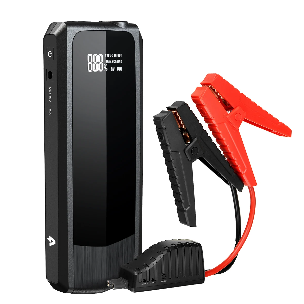 Andeman 20000mah 2000a Lcd Car Jump Starter 18w Fast Emergency Battery Power  Bank Charger For Car Starting Device With Compass - Jump Starter -  AliExpress