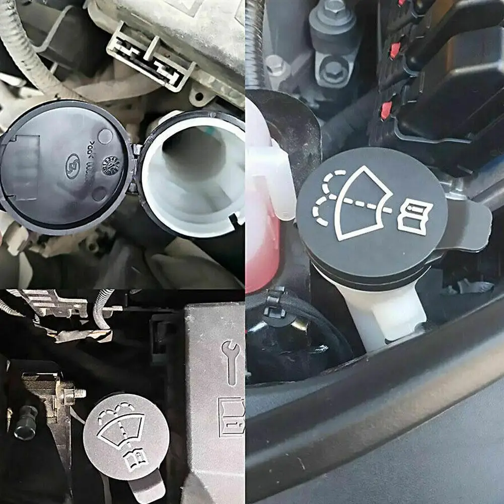 Chevrolet Aveo Cruze Malibu Sonic Trax Volt Equinox Camaro 용 자동차 앞 유리 와이퍼 와셔 유체 저장 탱크 병 뚜껑 커버