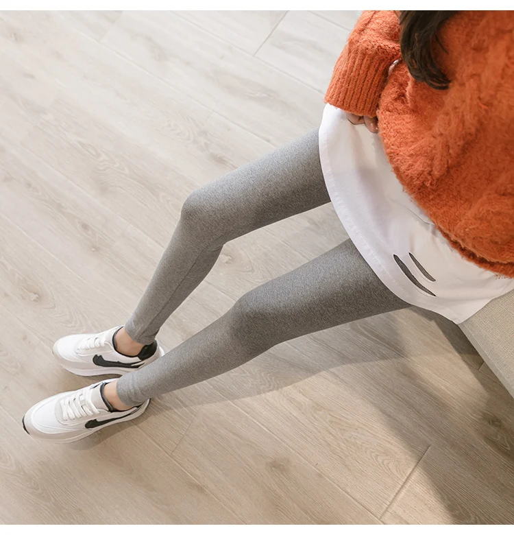 Spring and autumn thin leggings with skirts fake two large size fat MM increase plus fat female small culottes to wear together white leggings