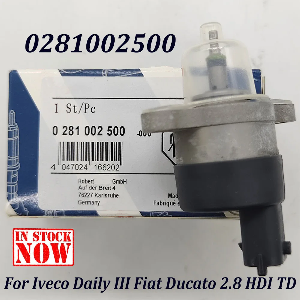 

0281002500 42538165 504016314 0281002295 Common Rail Pressure Control Valve 5001857386 For Ivecoo F-iat