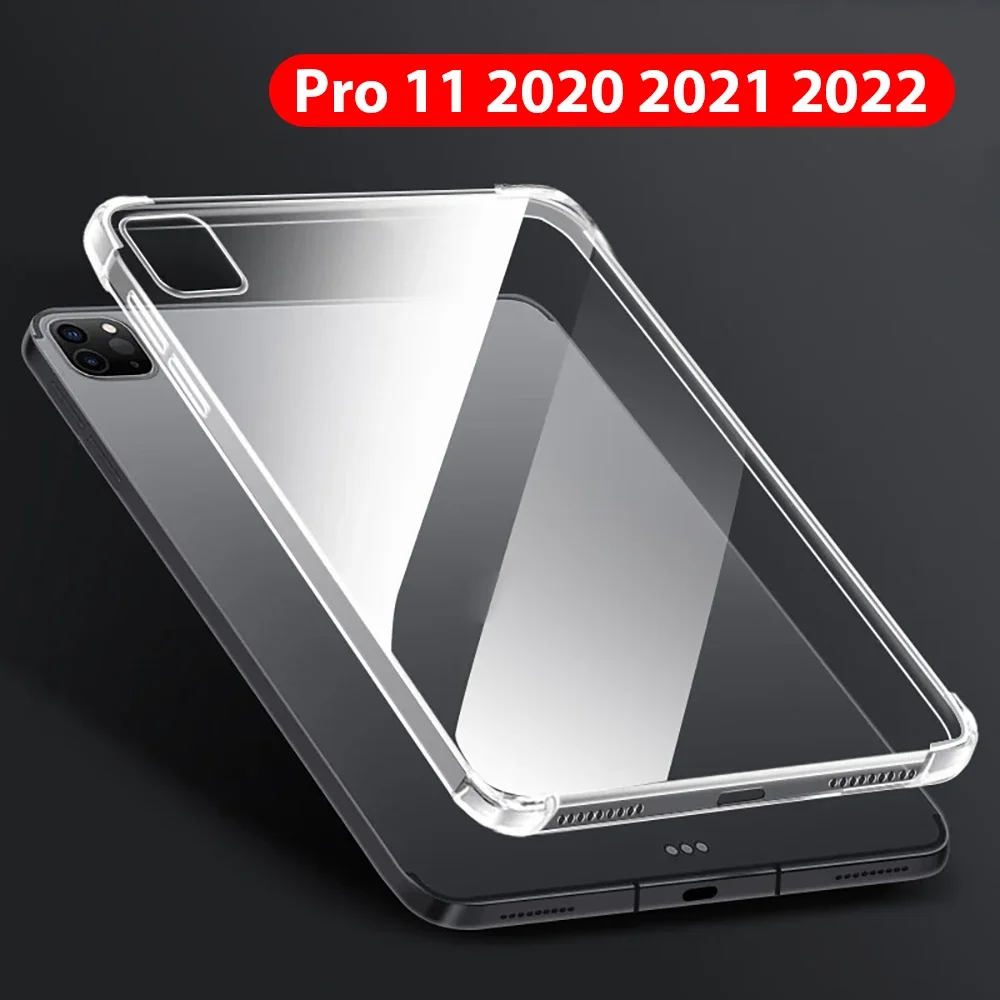 Crystal-Clear Four-Corner Airbag Shockproof Tablet Case