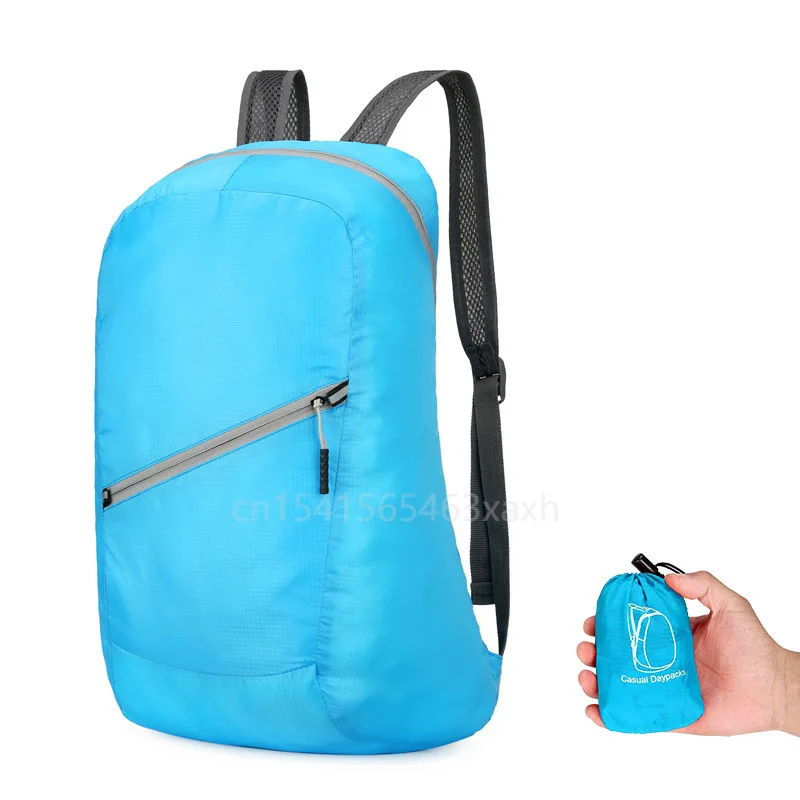 

Waterproof Light School Office Travel Hiking Camping Backpack Rucksack Foldable Ultralight Outdoor Sports Daypack For Men Women