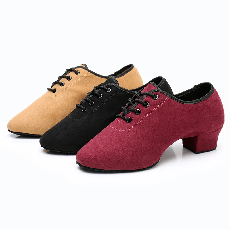 Men Women Latin Dance Shoes Soft Indoor Modern Ballroom Dancing Shoes Color Exercise Shoes Leather Children Dance Sneakers
