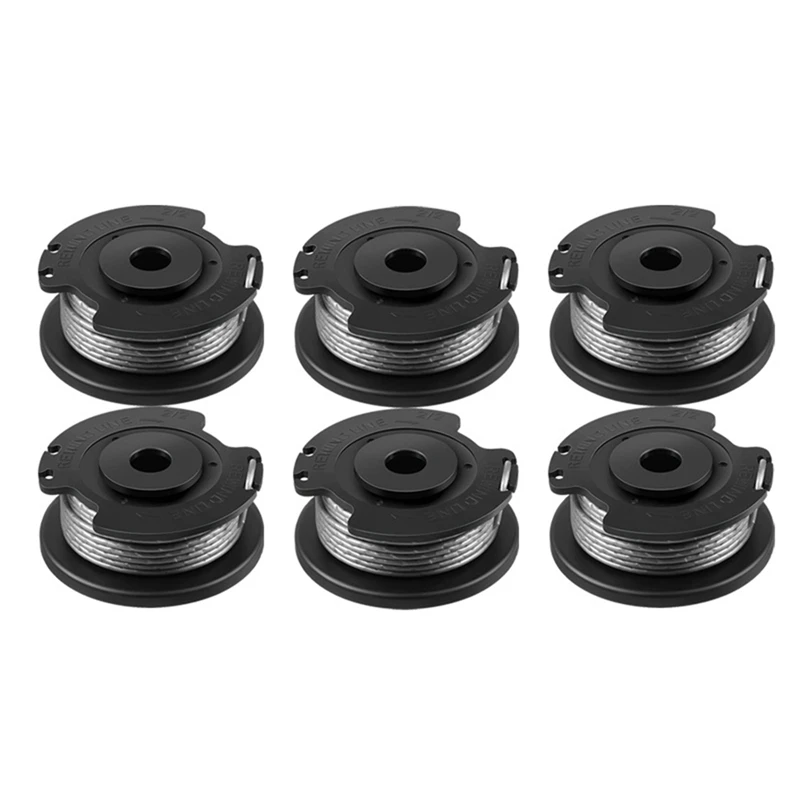 

6 Pack F016800569 String Trimmer Spool And Line For Easygrasscut 23, 26, 18, 18-230, 18-260, 18-26 Replacement