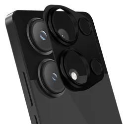 Aluminum Metal Rear Camera Lens Protector Cover Case (For POCO M6 Pro 4G)