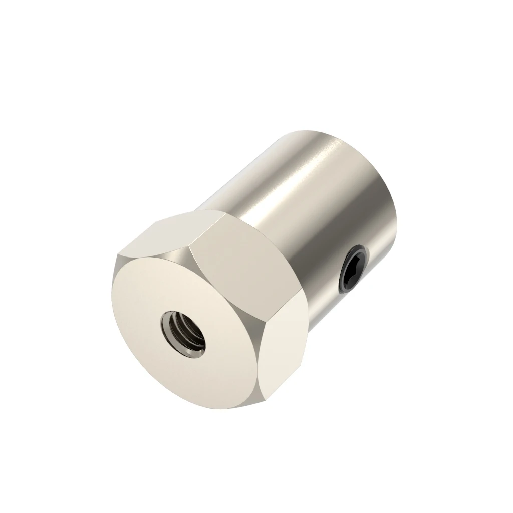 Shaft Coupler Flexible Coupling Shaft Connector Rigid Shaft Coupler GKTOOLS D12L18 Hex Coupler Brass Tire Connector 2/3/3.17/4/5/6/7/ 8mm Coupling for Decelerate Motor Shaft Robot Smart Car Wheel