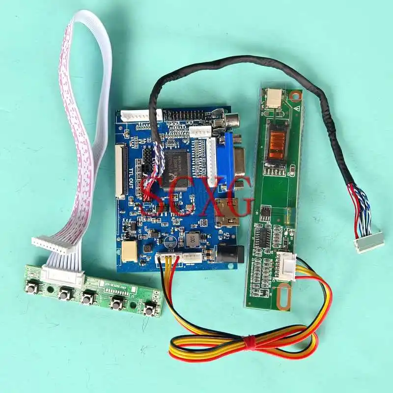 

Плата контроллера экрана для ноутбука CLAA141WB03 CLAA141WB05A, 14,1 дюйма, 1CCFL LVDS, 30-контактный комплект, 1280*800 AV VGA HDMI-Совместимость