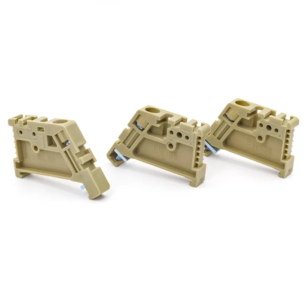 End Stop Sak Blocos Terminais Din Rail End Bracket ew 35 Fabricante 100 Pcs