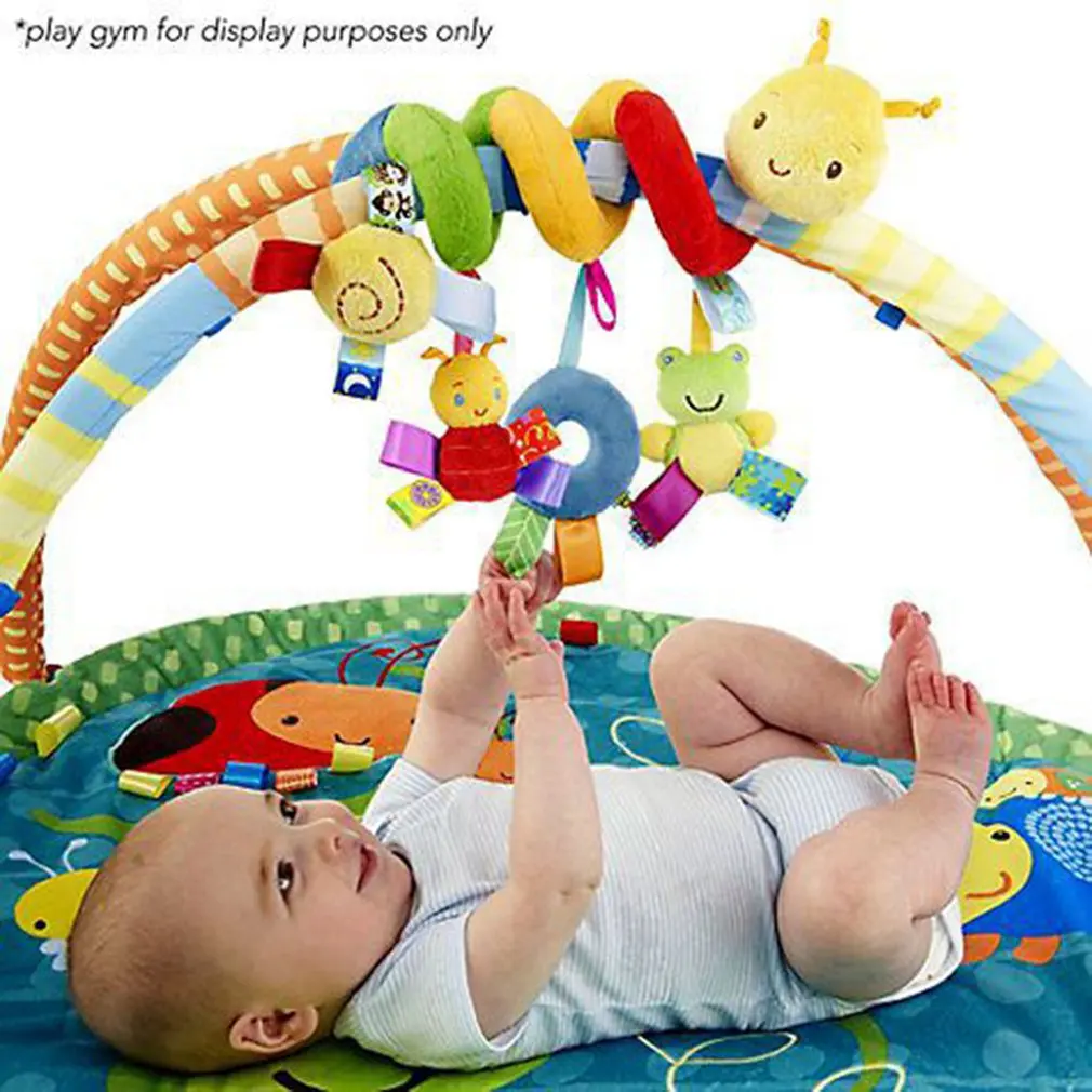 

Baby Rattles Mobiles Educational Toys For Children Activity Spiral Crib Toddler Bed Bell Baby Playing Kids Stroller Hanging Doll