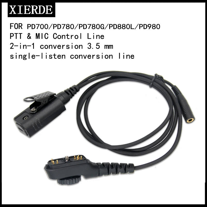 Walkie Talkie Auricolare Microfono Auricolare Per Hytera Hyt Pd700 Pd700G Pd702G Pd705G Pd752 Pd780 Pd782 Pd785 Pd785G Pt580H Radio Bidirezionale