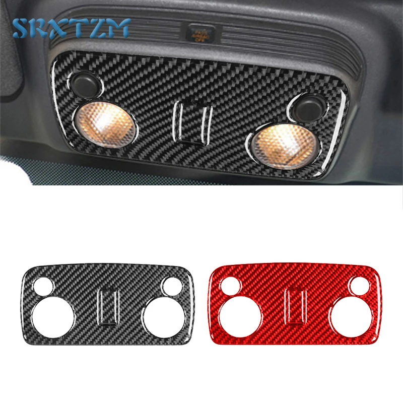 

Roof Reading Lamp Light Decoration Trim Cover For Ford Mustang 2005-2009 Car Accessories Carbon Fiber
