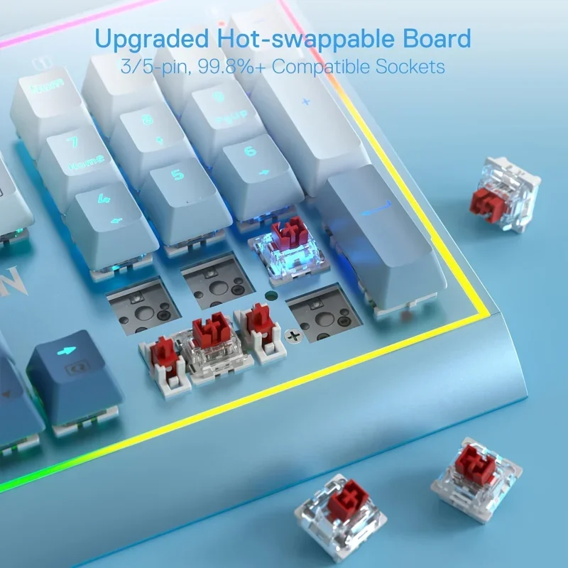 Hot Swap Mechanical Gaming Keyboard Switches Axis Shaft Switch for DIY Mechanical Keyboard Switches Linear Switch