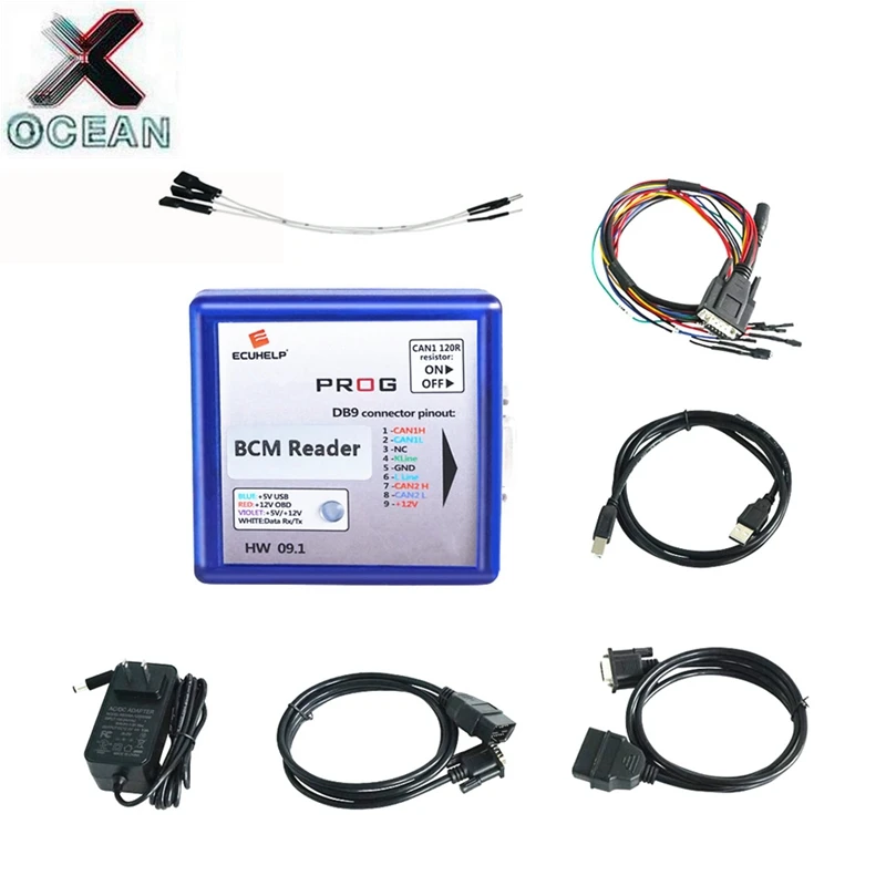 Il Più Nuovo Full Io-Prog Ecu Tcm Bcm E Programmatore Eps Connettore Bd9 Pinout I/O Terminal Io Prog Programmatore Ecu Aggiungi Funzione Bsi Psa