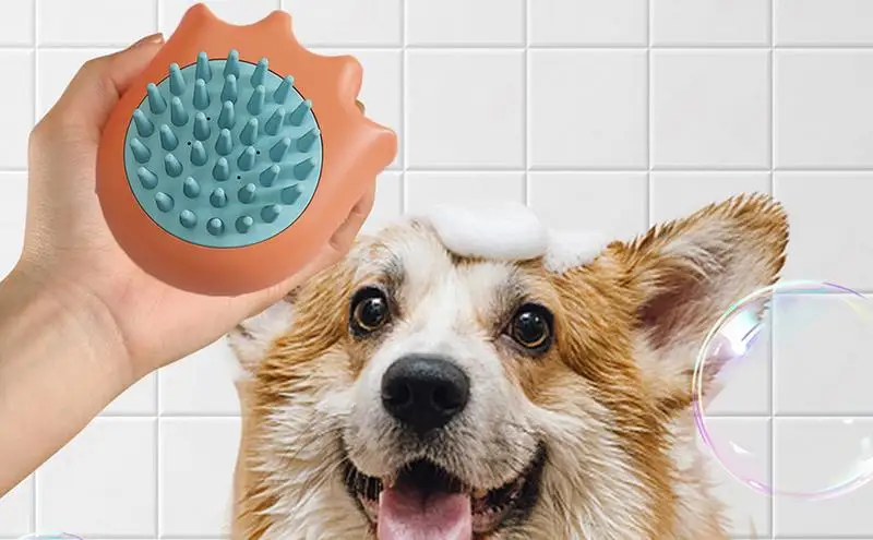 

Grooming Shower Brush Multifunctional Hair Grooming Comb Dogs Cats Portable Pet Bath Brush Durable Cat Brush Pet supplies