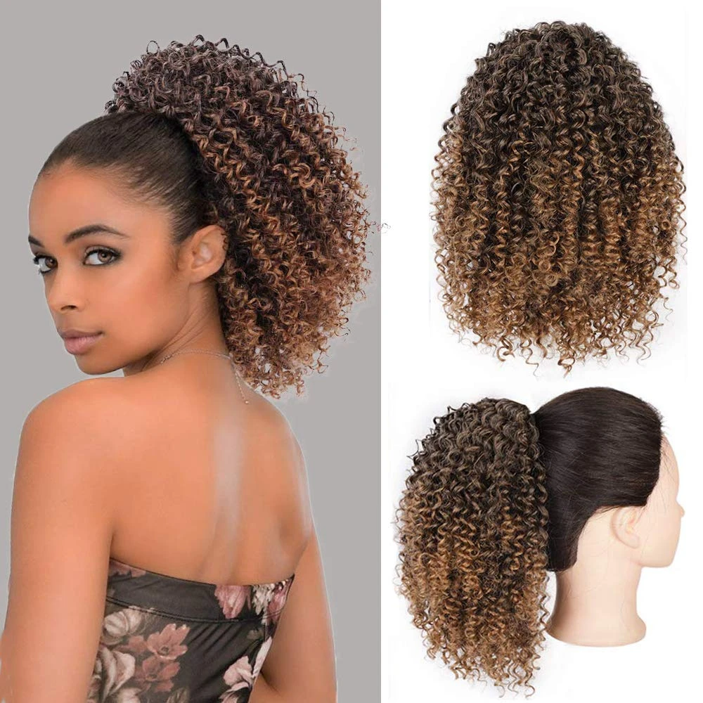 BlackStar Hair Puff Afro Ponytail Hairpiece for Black Women Clip in  Ponytail Afro Drawstring Curly Ponytail Hair Extensions|Tóc đuôi ngựa tổng  hợp| - AliExpress