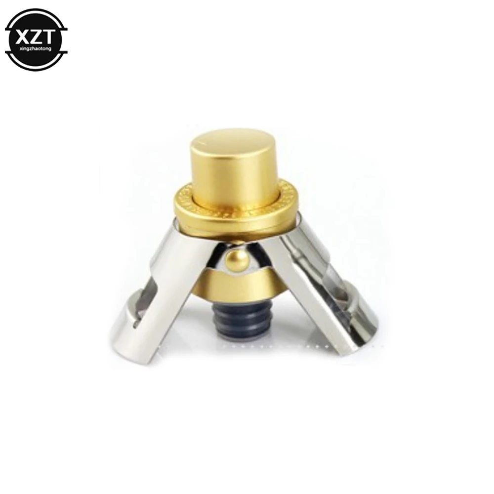 Vacuum Champagne Stopper Pressure Pump Keep Fizz Bubbly Prosecco Cava Sparkling Wine Bottle Plugs Sealer Silicone Caps