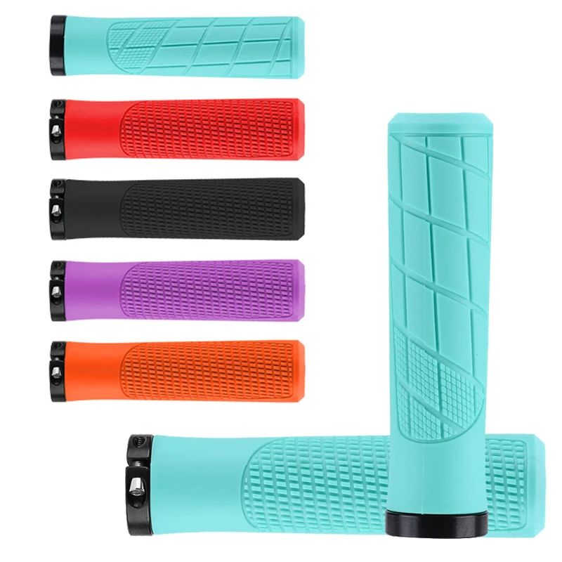 Rubber Locking Shockproof Bike Grips 1