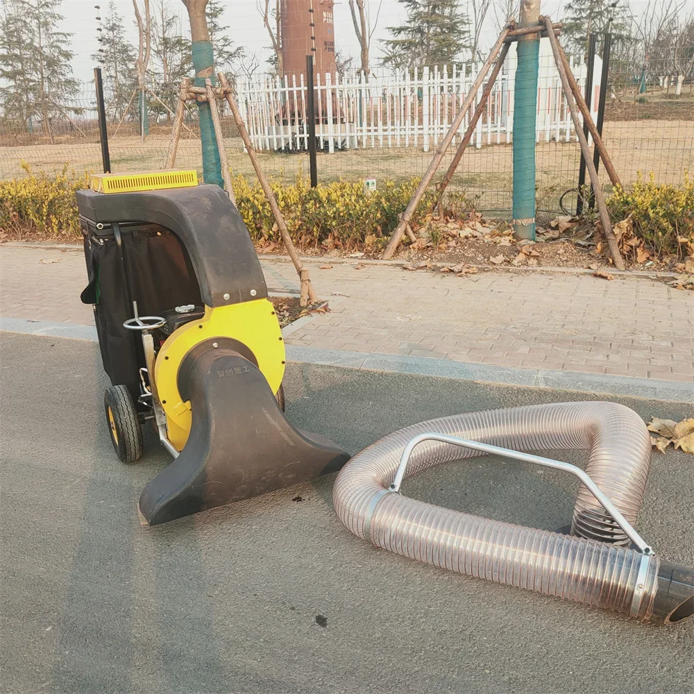 Leaf collecting cleaning blower suction leaf crusher suction machine for landscaping 3