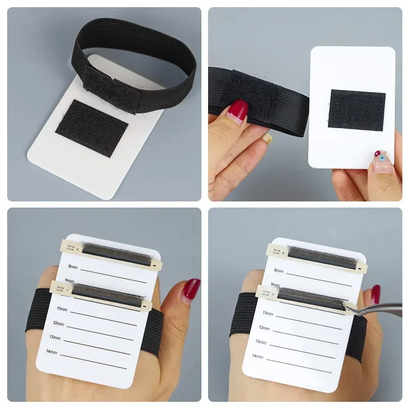 Grafted Eyelash Show Board Eyelash Extension Hand Plate Lash Holder ...