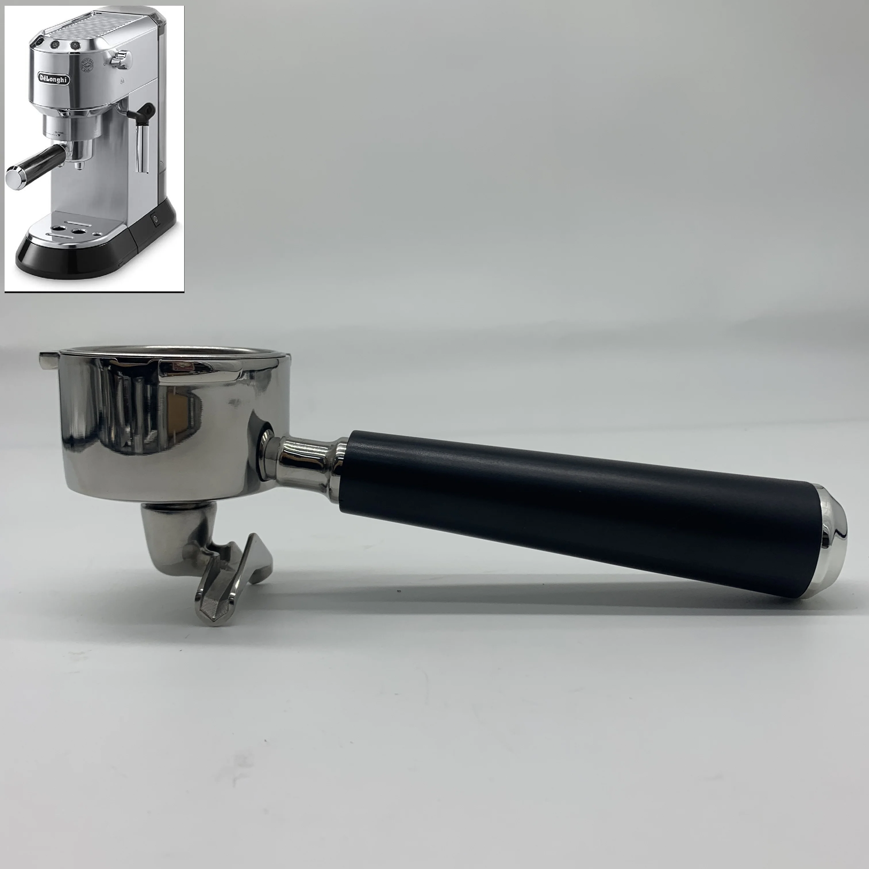 Delonghi Ec680 Ec685 Ec785 Ec885-Series Sus304 Portafiltro Con Maniglia Portafiltro A Cestello Delonghi Ec680/Ec880-Series