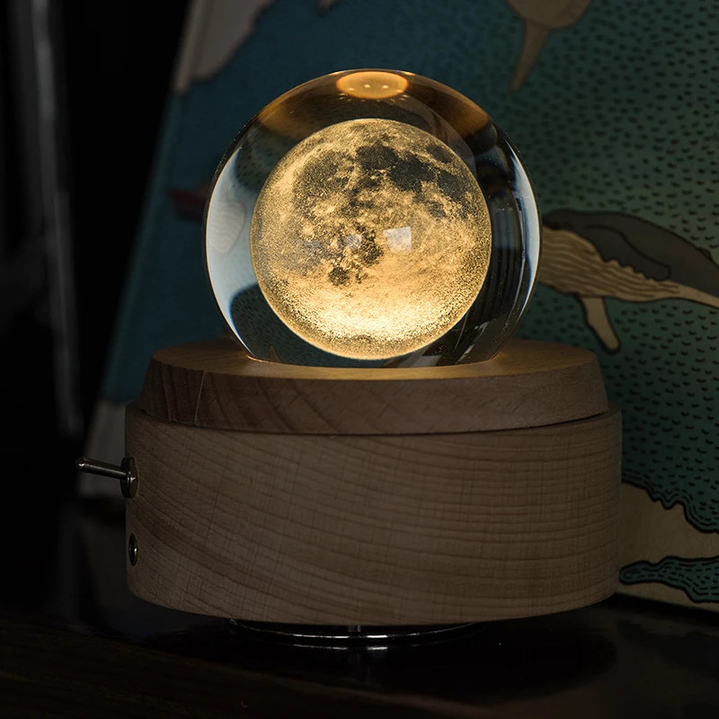 

Хрустальный шар Moon Sky City музыкальная шкатулка, музыкальная шкатулка для девочек, Детский День Святого Валентина, жена