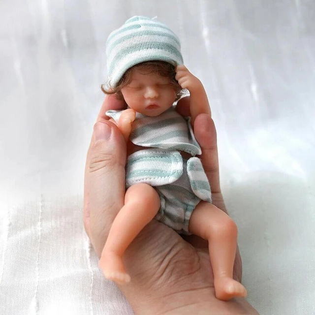 Saskia-boneca Realista Bebê Reborn, Olhos Cinza, Menina, Recém-nascido,  Silicone Macio, Corpo Protetor, Realista - Bonecas - AliExpress