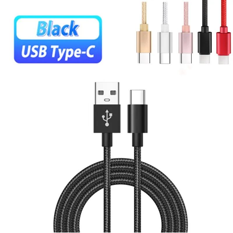 1M \ 2M Usb Tipo C Intrecciato Tipo-C Caricabatterie Dati Caricabatterie Per Telefono Cellulare Per Nexus 6P/5X Huawei Oneplus 2 Zuk Z1 Umidigi Z2 Pro