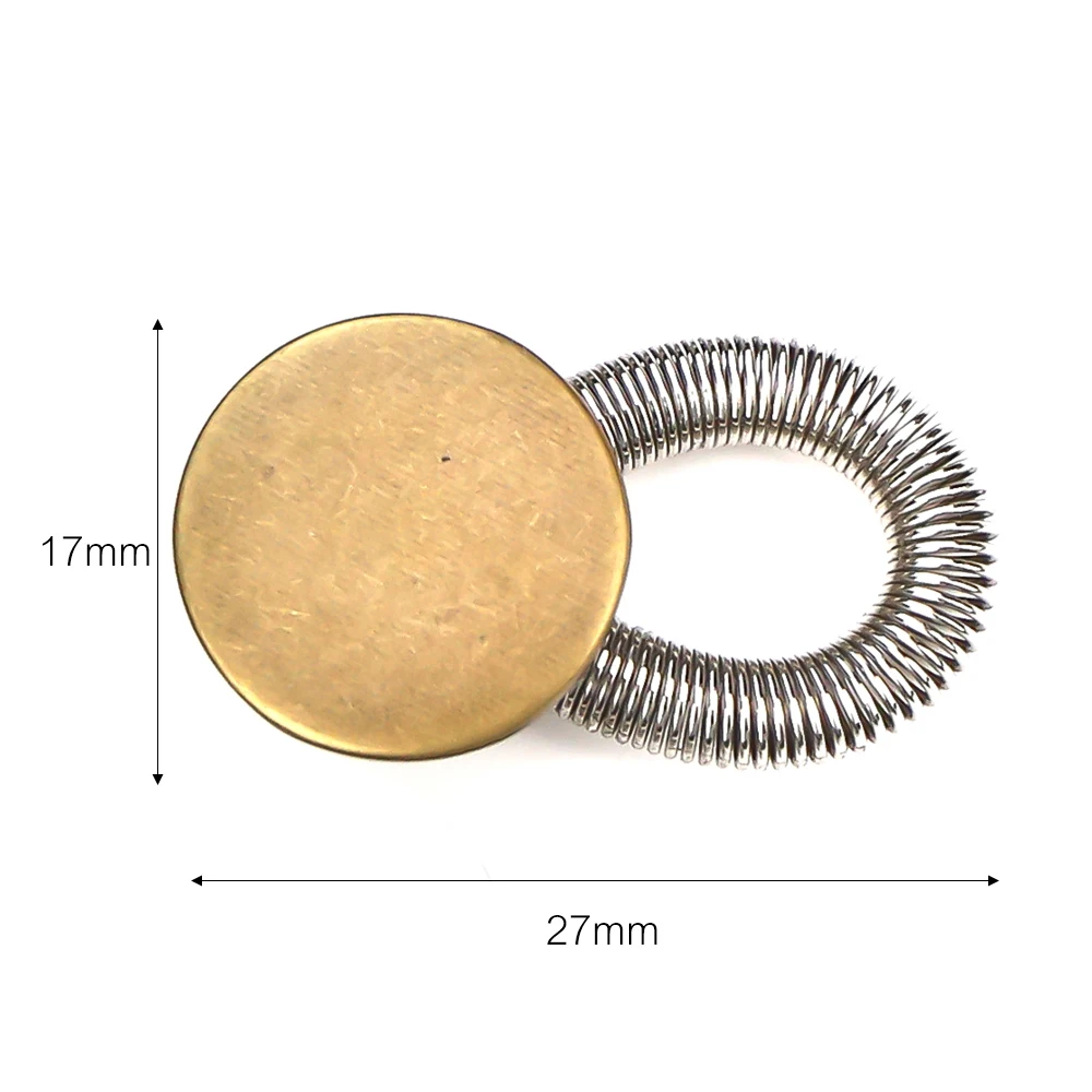 5PCS Scalable Metal Button Extender for Pants Jeans Magic Spring Free  Sewing Adjustable Waist Expand Buckle