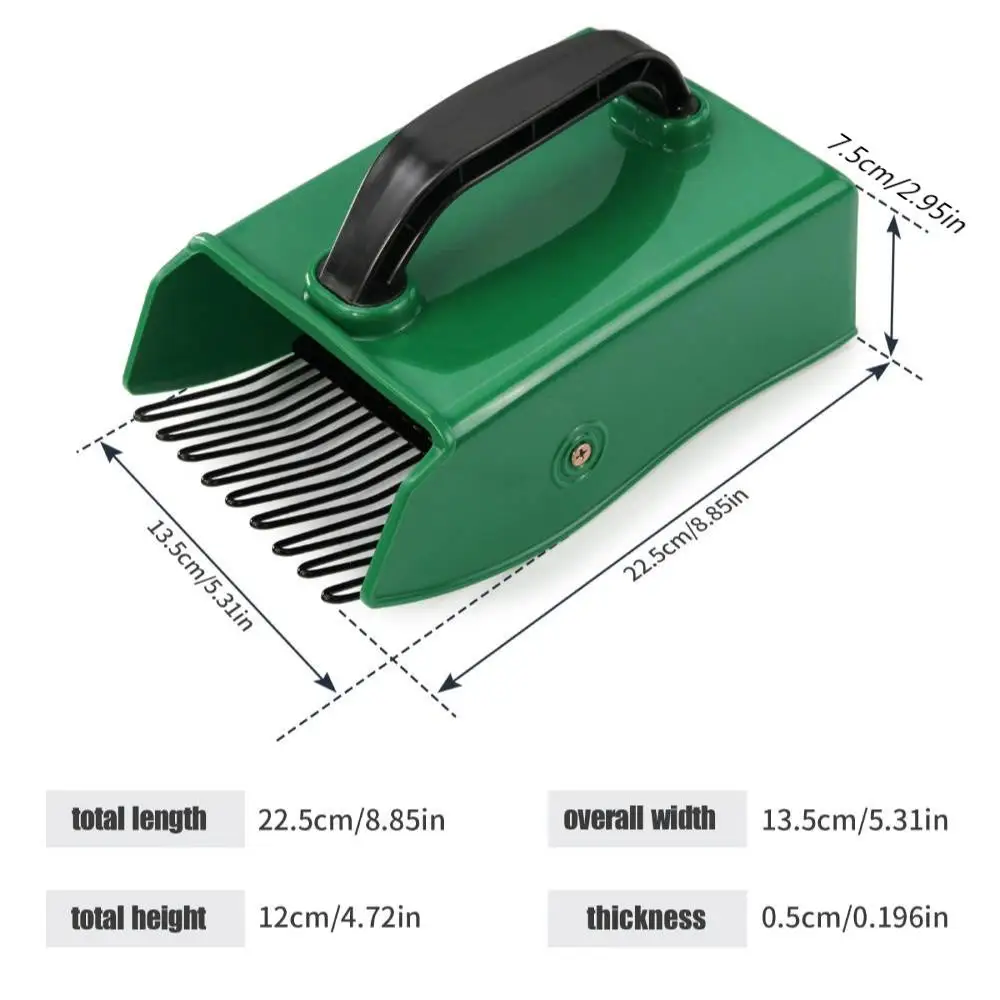 Berry Picker Metal Comb Handle Fruit Harvester For Blueberry Collection