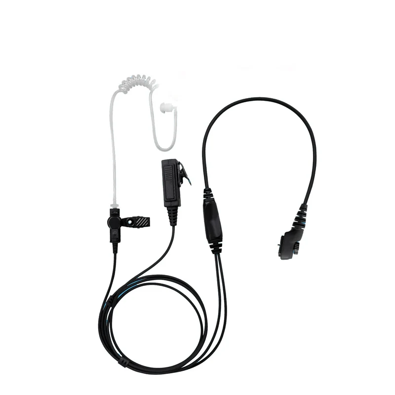 FBI Air Tube Earphone PTT Mic Microphone Headset for Hytera HYT PD780 PD700 PD700G PD702G PD705G PD752 PD782 PD785 PT580H Radio