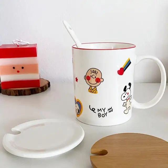 Snoopy Cartoon Ceramic Tableware Set