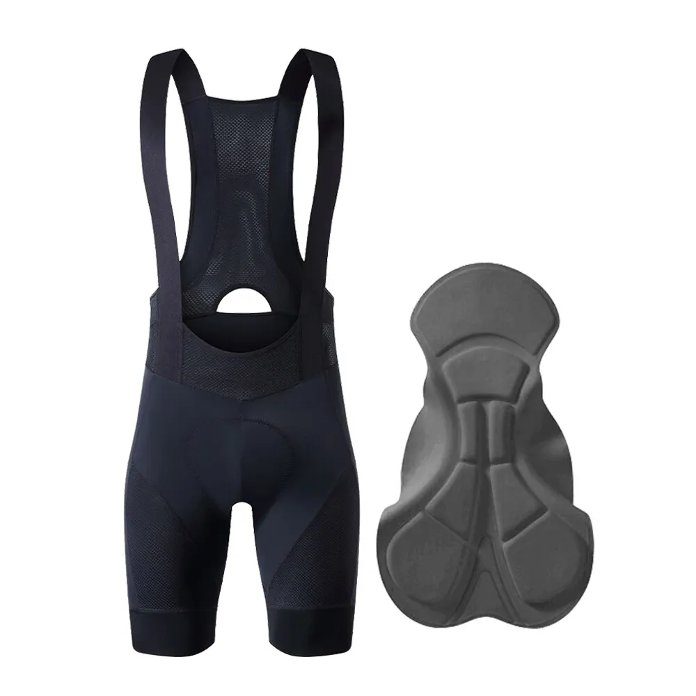 Men's Outdoor Cycling Bib Shorts with 6-Hour Padded Comfort