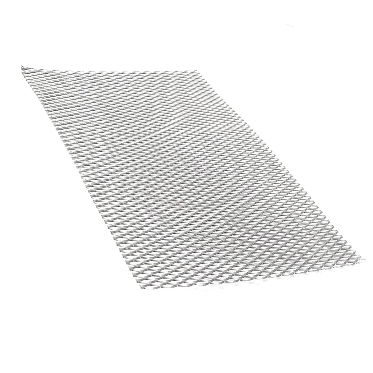 Aluminum Mesh 25x20cm Aluminum mesh small grid diamonds shaped mesh decorative screen lampblack filter Car Grill Mesh Sturdy Metal Mesh Sheets