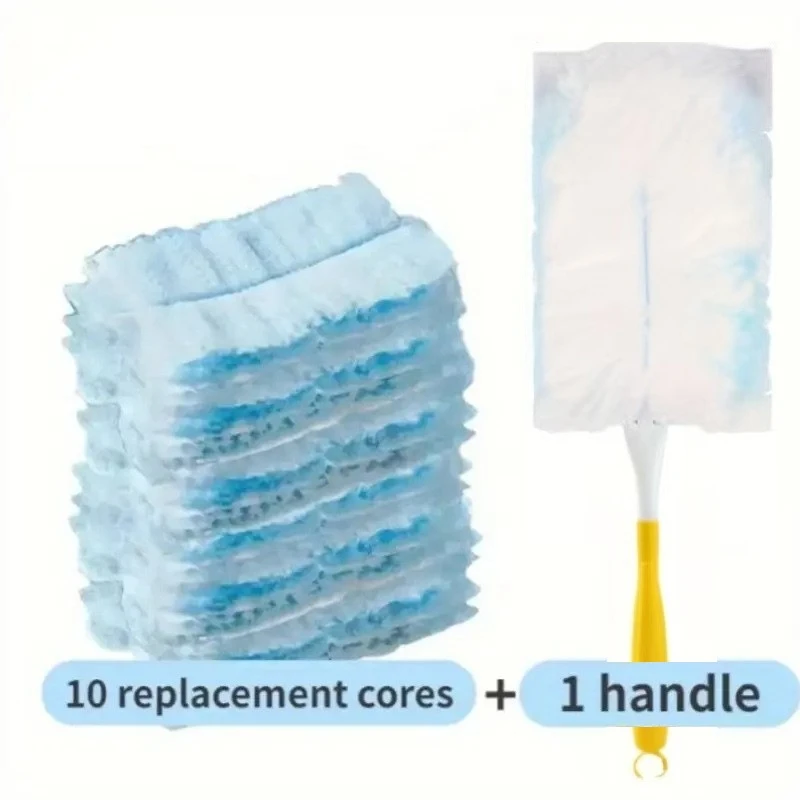 Disposable Duster Refills Handle Replacement Heads Duster Cloths Effortless Dust Removal Furniture Car Surface Clean Tool