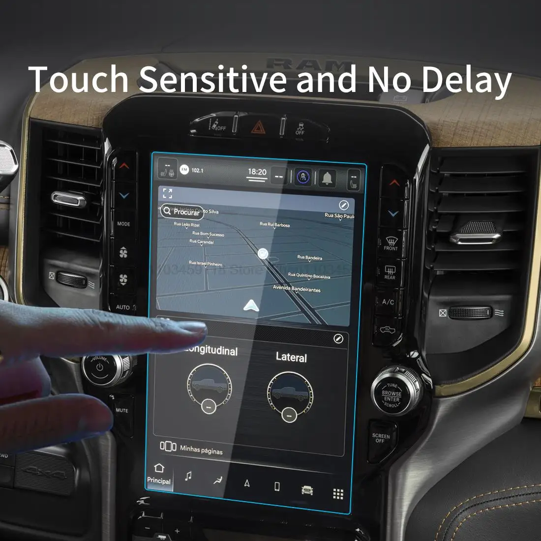 

Защитная пленка из закаленного стекла для Dodge Ram 1500 2500 3500 2019 2021car, 12-дюймовый сенсорный экран для автомобильной навигации