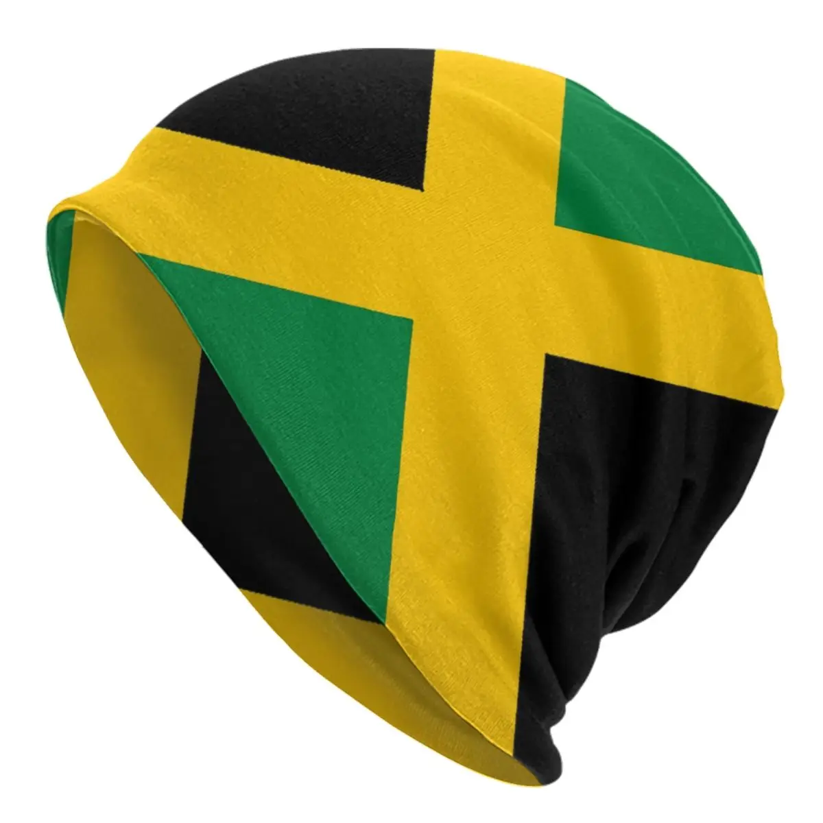 

Jamaican Flag Bonnet Hat Knit Hats Men Women Cool Unisex Patriotism Winter Warm Beanies Cap