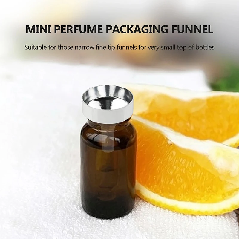 Kitchen Funnel 5PCS Mini Kitchen Oil Jams Liquid Funnel Metal Funnel Wide Mouth for Canning Bottles Kitchen Supplies
