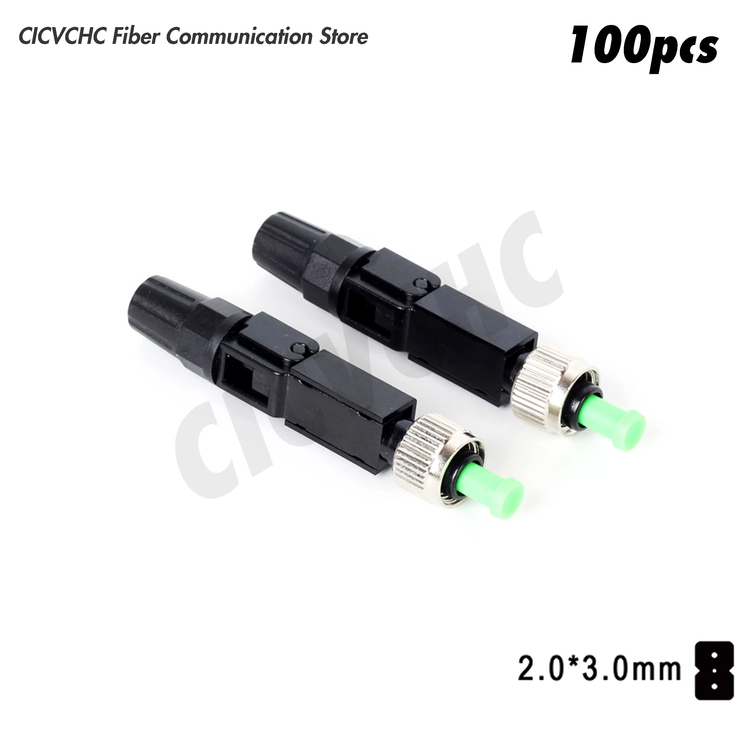 100pcs or 10pcs FC/APC Field Installation Connector Fast Connector for 2.0x3.0mm Drop Cable