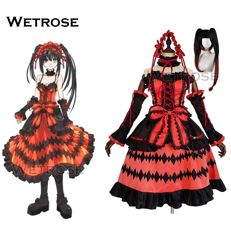 Wetrose】In Stock Kurumi SSR Cosplay Costume Tokisaki