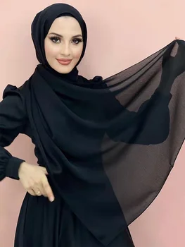 1PCS Plain Solid Modal Jersey Scarf Hijabs Women Instant Turban Muslim Shawl Scarf Maxi Wrap 180*70CM