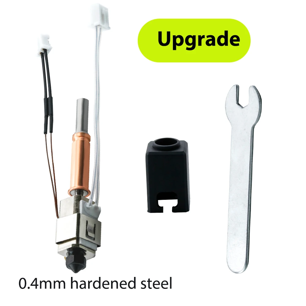 Enhanced Ceramic Hotend Nozzle with Thermistor & Heating Tube