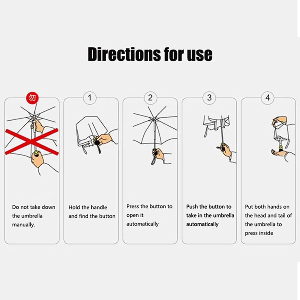 Klappbarer automatischer Regenschirm, kreativer Samurai-Schwert, Regen und Sonne, Dual-Use-Regenschirm, windbeständig, Student, weiblich, männlich, großer Paraso – Detail 9