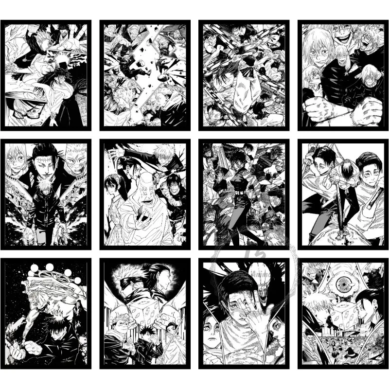Jujutsu Kaisen Classic Anime HD Poster - Wall Mural Decor for Bedroom & Living Room, Perfect Gift for Fans