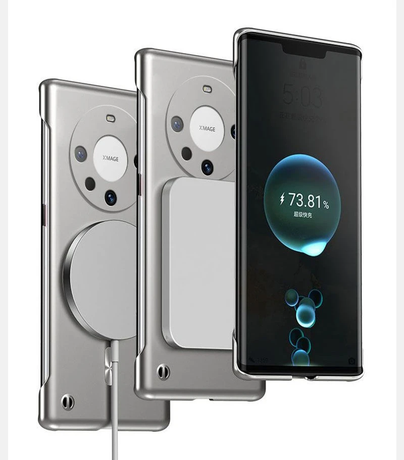 Luxury Ultra-Thin Frameless Magnetic Metal Phone Case - Matte Finish