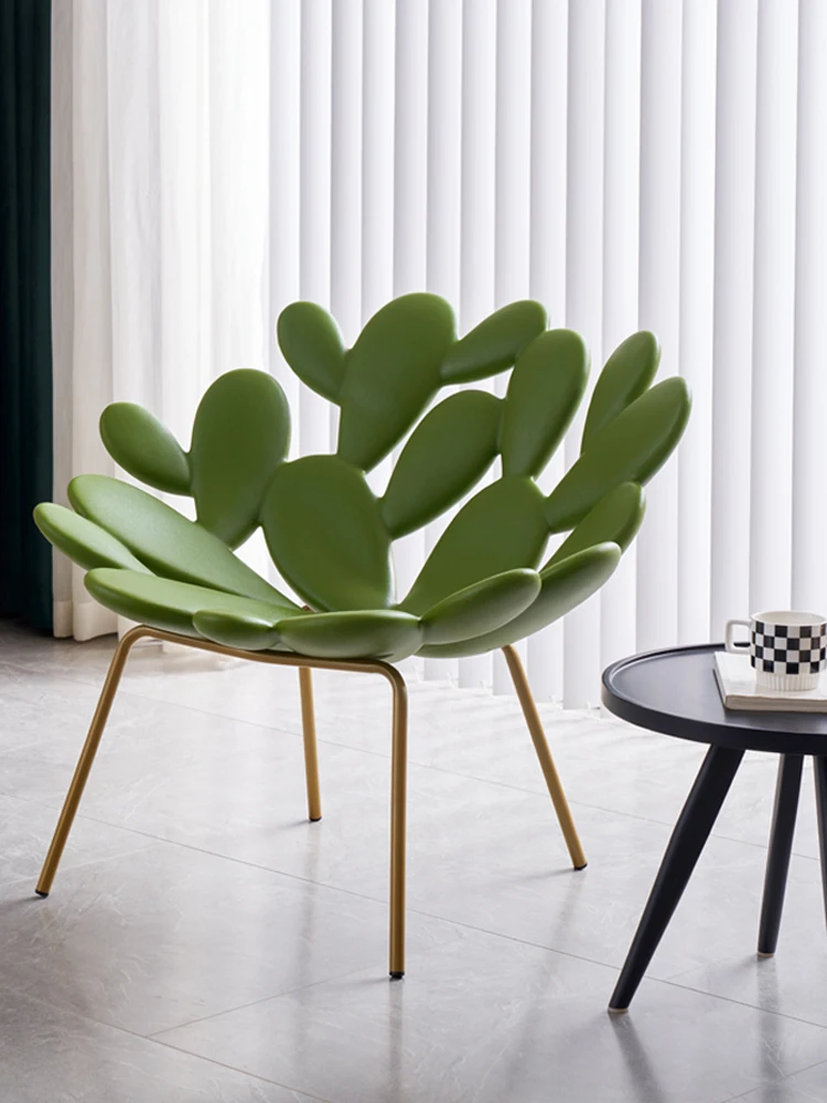 Poltrona Rotonda In Tessuto Orsacchiotto Morbido Per Soggiorno, Sedia Con Cuscino E Braccioli, Design Ergonomico, Senza Montaggio, Verde