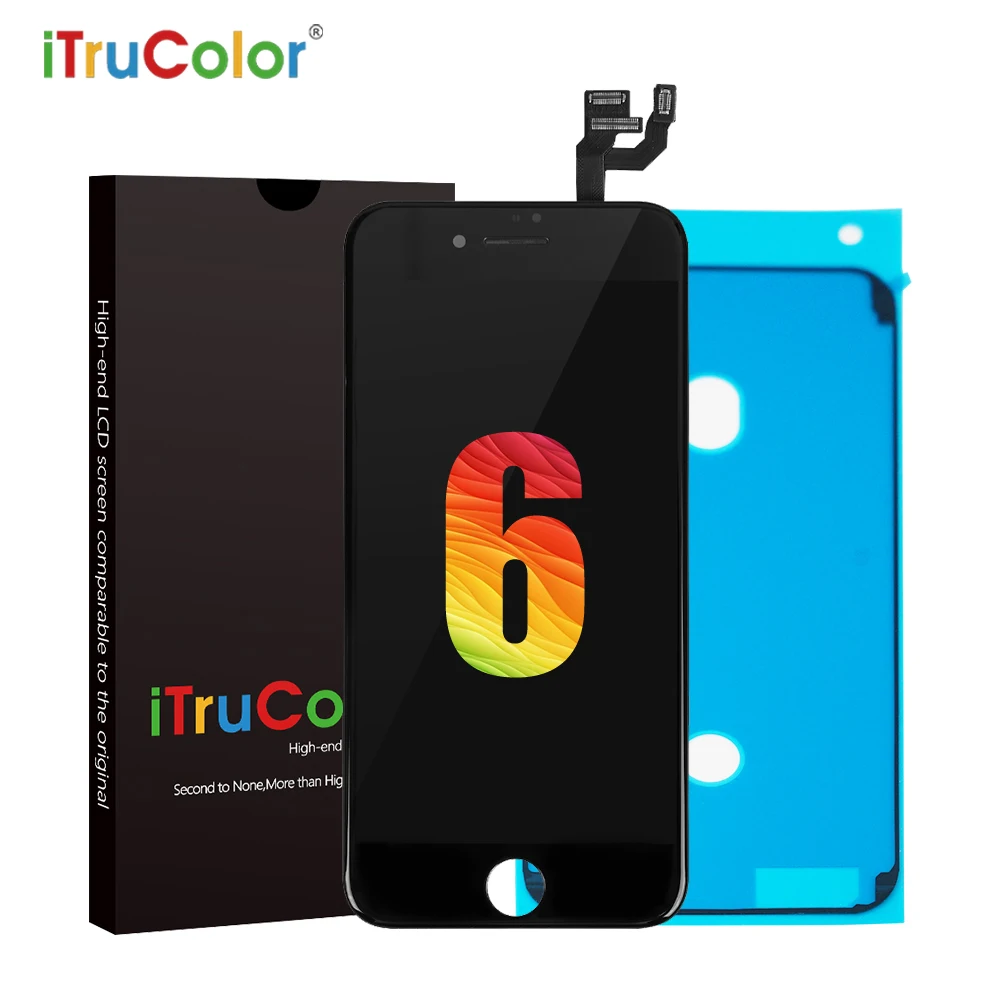 ЖК-дисплей iTruColor 100% для iPhone 6 6s 7 7p 8 сенсорный экран с дигитайзером в сборе запасные