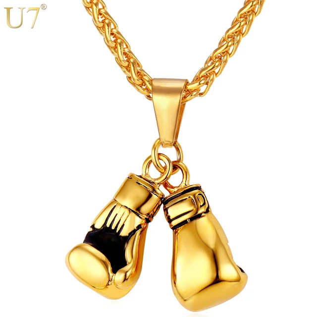 Boxing Glove Necklace – Design Gold Jewelry