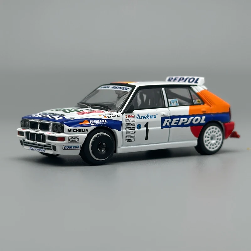 미니GT 1:64 란치아 델타 HF 인테그랄레 에볼루조니오  1 MGT 합금 자동차 모델 1131