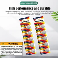 5-20PCS PANASONIC CR2032 CR 2032 3V Lithium Battery 2