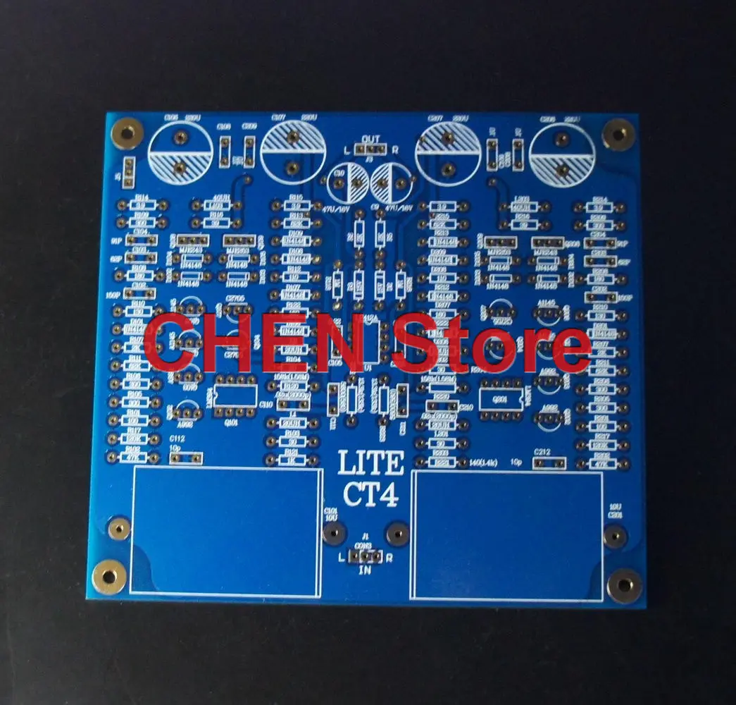 

1PCS NEW LITE CT4 Transistor mm phonograph amplifier PCB blank board DIY phono amplifier PCB board